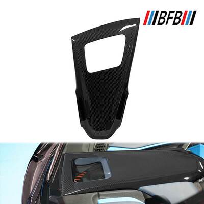 适用20-25款Corvette科尔维特C8碳纤维仪表台上盖面板 碳纤内饰