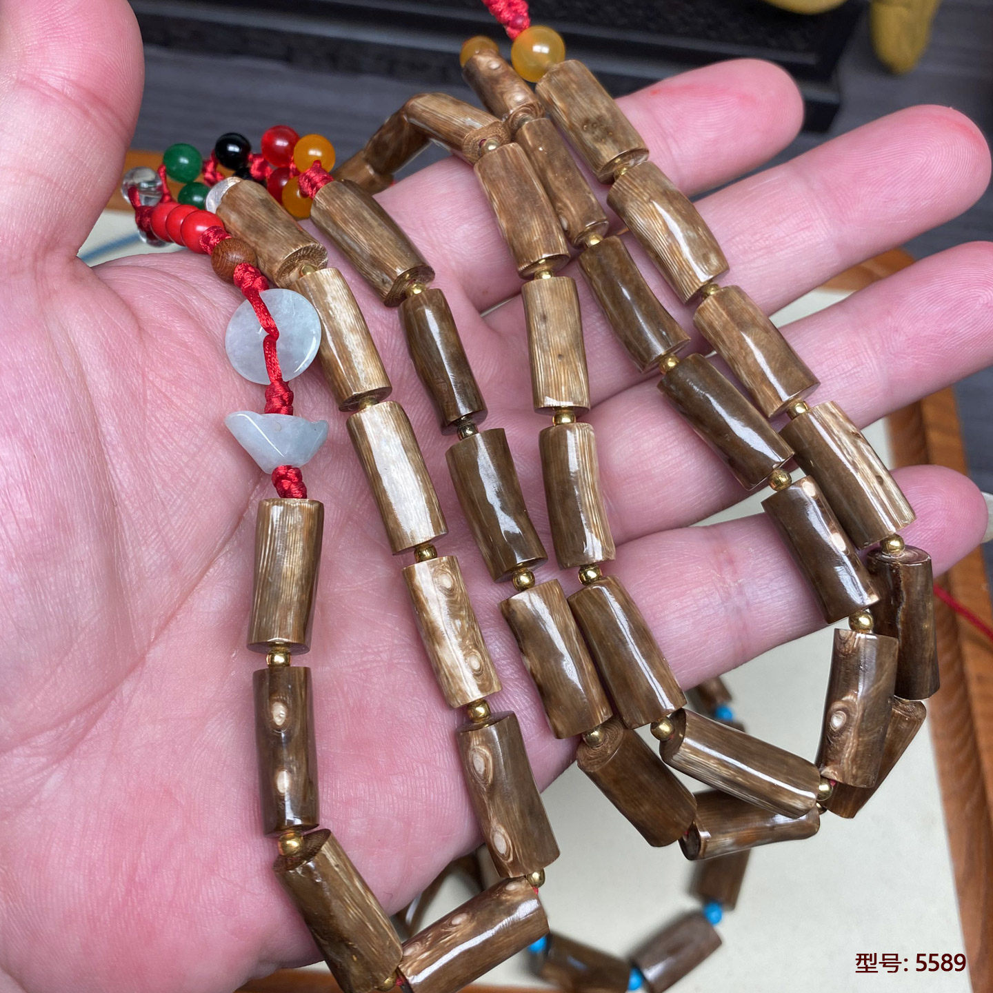 天然金珊瑚随型手串手链