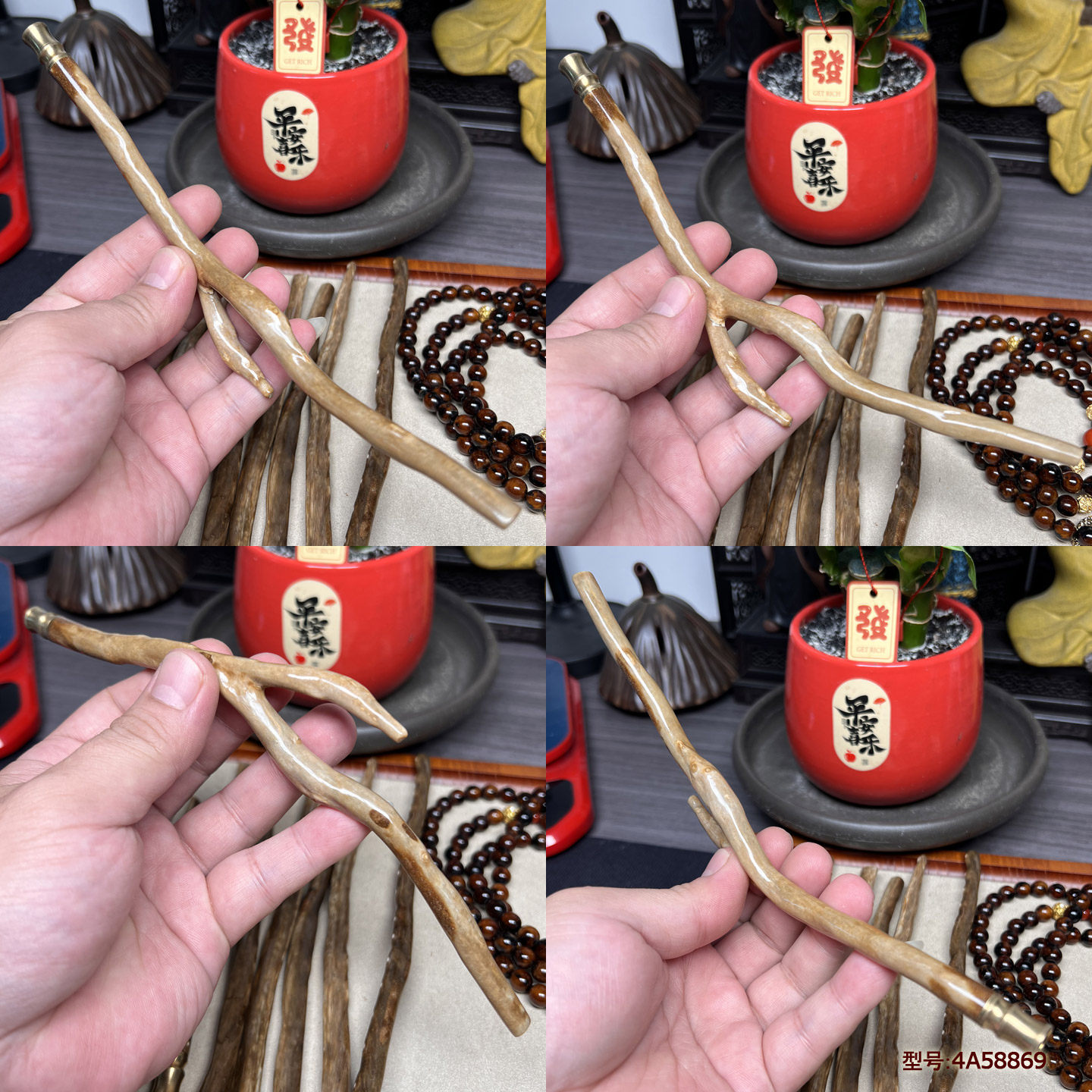 天然保真金珊瑚双循环过滤烟嘴
