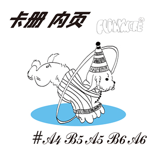 【卡册内页】funnymore印 A4 B5 A5 B6 A6卡册内页 照片 小卡收纳