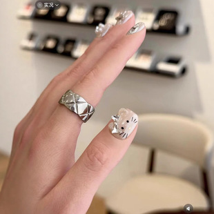 纯手工穿戴美甲小红书爆款 雕KITTY猫显白气质简约卡通