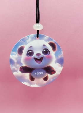 梦想天使胖胖熊猫车载衣柜专用香水精油无味自喷香加厚散香熏香卡