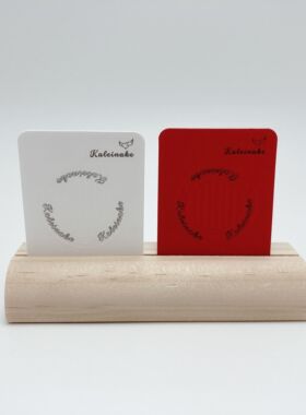 进口原木试香纸架夹复古原木榉木半圆底座香水精油评测闻香纸架夹