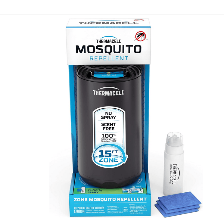 美国代购Thermacell Patio Shield Mosquito Repeller 高效驱蚊器