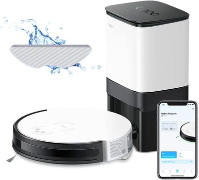 美国代购TP-Link Tapo Robot Vacuum 扫地机器人二合一干湿两用