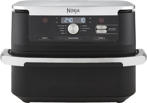 英国代购Ninja FlexDrawer Air Fryer AF500UK7合1空炸机烤箱双区