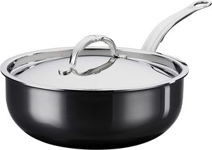 美国代购Hestan NanoBond Titanium All-In-One Pan钛金属煎炒锅