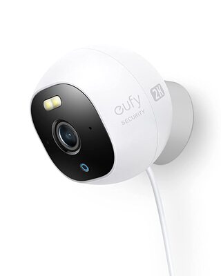 美国代购eufy Solo OutdoorCam C24室外摄像头2K内置聚光灯AI识别