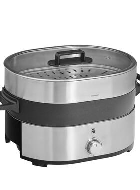 德国代购WMF Lono Hot Pot & Steamer二合一不锈钢火锅蒸锅1700瓦