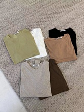 秋冬新品韩版insist天丝面膜T打底衫均码现货