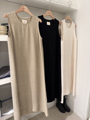 春夏新品nini圆领背心裙显瘦百搭超舒服面料均码