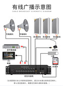 新80W 120W大功率室外防水音柱操场公共广播户外壁挂喇叭音 100W