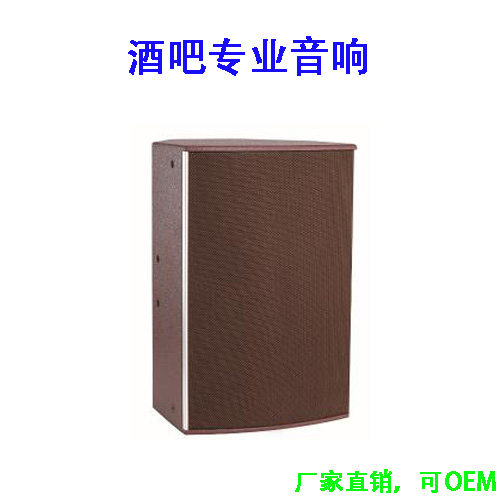 10/12寸酒吧KTV会议全套音响设备单双15寸舞台工程专业音箱含支架