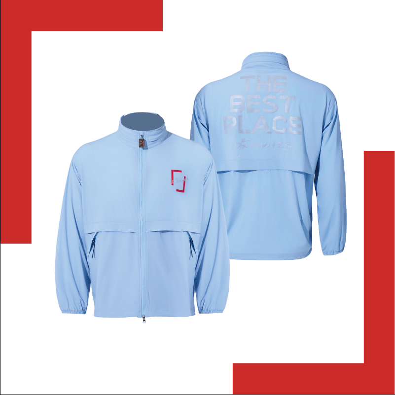 王力宏「最好的地方」轻薄外套-蓝色-【快闪限定】