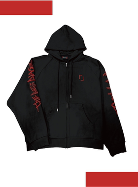 王力宏「最好的橙意」连帽拉链卫衣（黑）—【快闪限定】