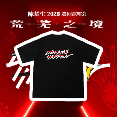 【现货】陈楚生官方周边——T恤（字母款）