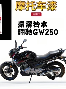 适用于豪爵铃木 骊驰GW250 摩托车补漆笔原厂调色自喷漆防刮耐磨