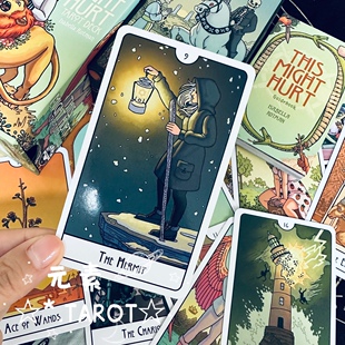 现 进口正版 This Might Hurt Tarot 潜在伤害卡罗牌