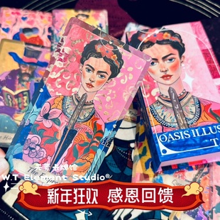 现 送牌袋 限量编号版 Oasis Illusion Tarot 粉绿洲塔罗牌