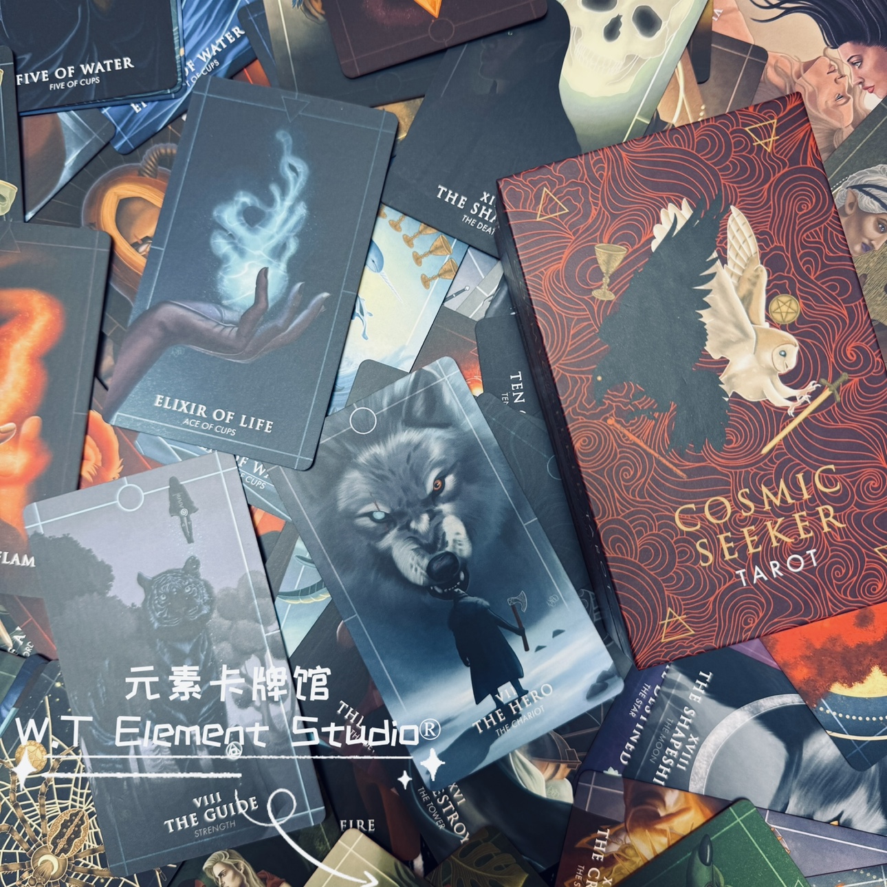 现货 送牌袋 Cosmic Seeker Tarot宇宙探索者塔罗牌 限量500