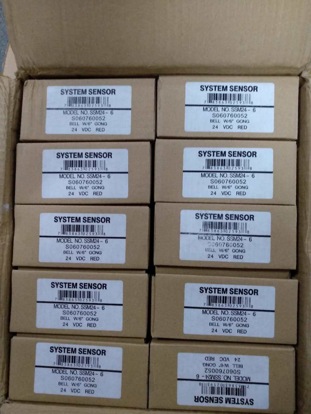 盛赛尔消防警铃SSM24-6全新现货SSM24-6盛赛尔诺帝菲尔原装正品