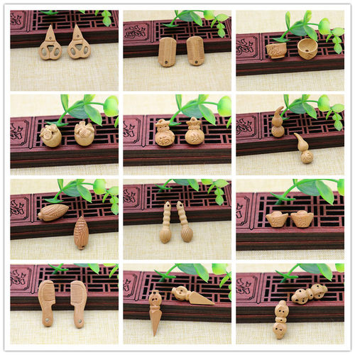 diy天然手工饰品挂件婴儿木雕