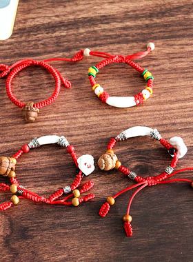 diy材料包半成品猪惊骨随身手链