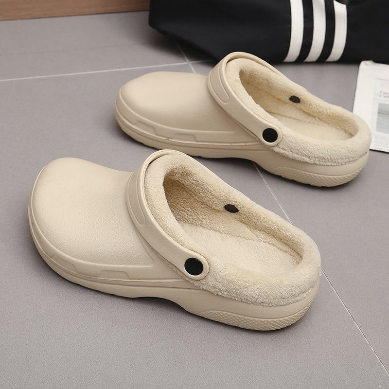 加绒手术室洞洞鞋冬季保暖