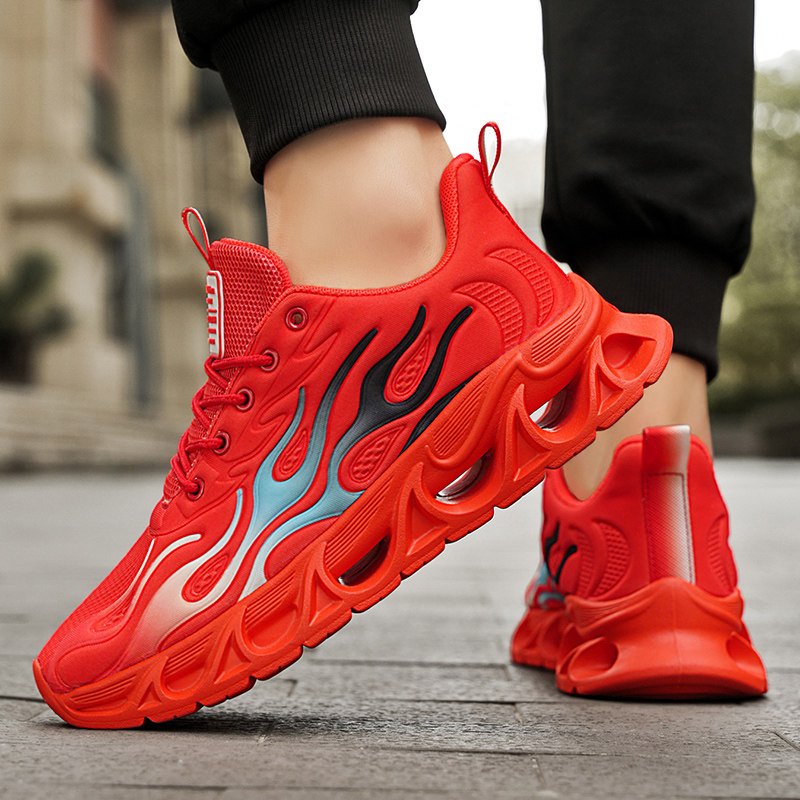 2026新款本命年红色男鞋大码厚底增高青少年学生休闲运动老爹潮鞋,流行男鞋,老爹鞋,淘宝优惠券,粉丝福利购,淘宝优惠卷