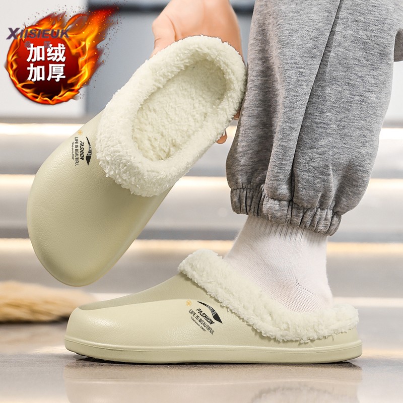 加绒手术室拖鞋冬季防滑