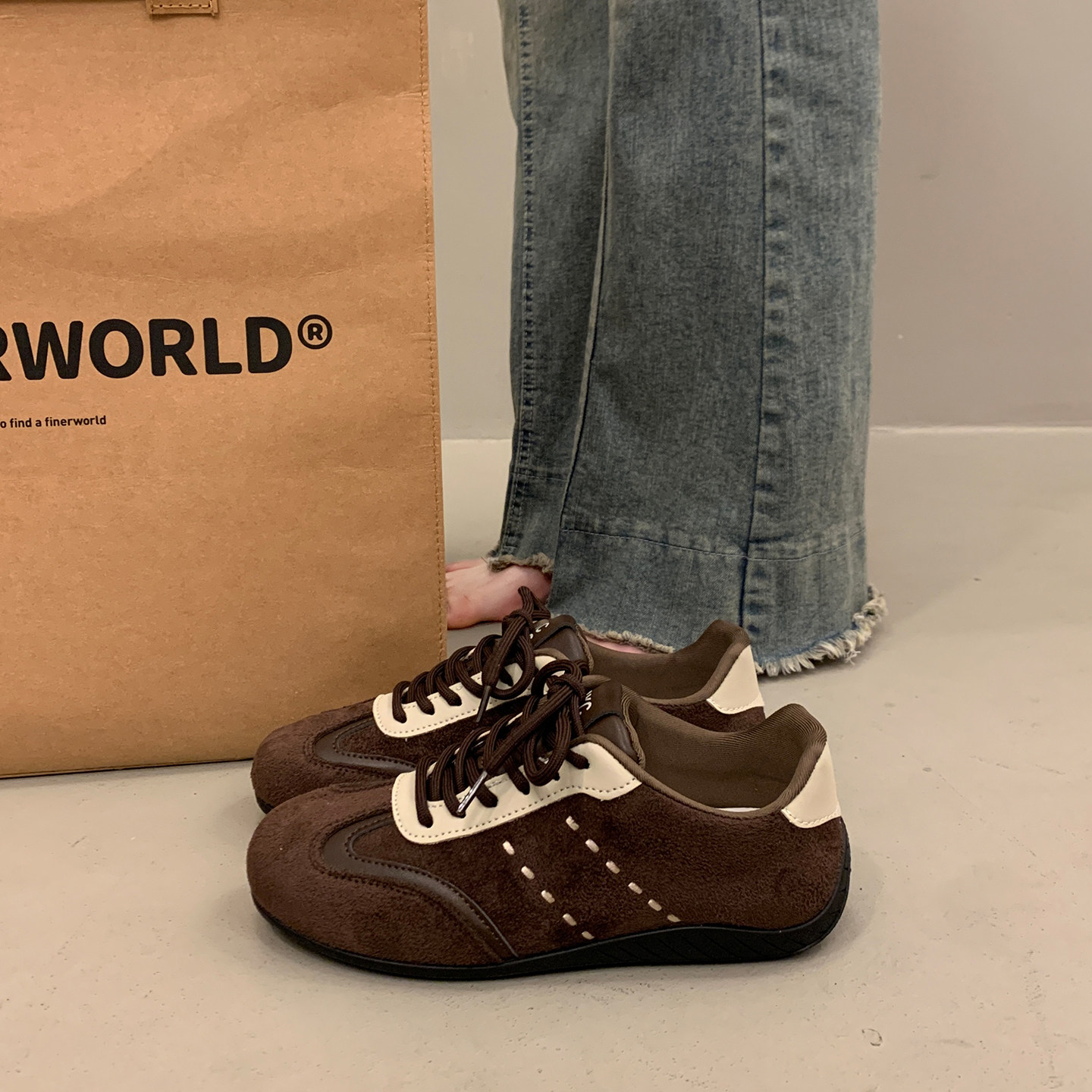 复古厚底德训鞋女春秋季百搭小众板鞋2026新款爆款运动休闲阿甘鞋,女鞋,德训鞋,淘宝优惠券,粉丝福利购,淘宝优惠卷