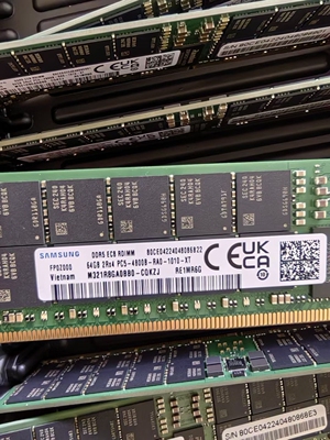 现货全新 三星64G 4800 DDR5 64G ECC REG服务器内存 RDIMM 含税