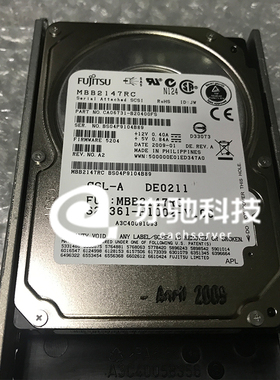 富士通/Fujitsu CA06306 MBB2147RC 10K 146G SAS 2.5 硬盘