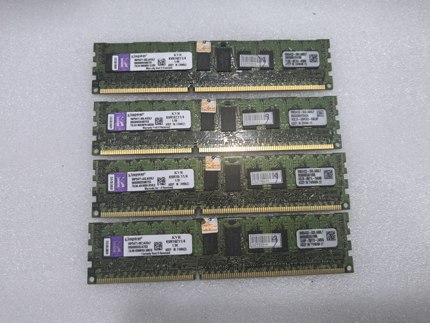 金士顿内存DDR3 1600 4G纯ECC服务器内存条兼容1333 KVR16E11/4G