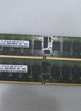 三星 1GB 1RX4 PC2-5300P 667 DDR2 服务器内存DELL IBM HP