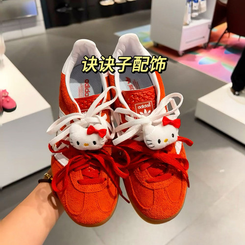kitty猫毛绒玩偶鞋扣diy可拆卸