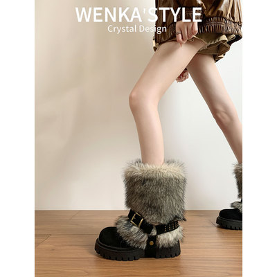 加绒保暖百搭短筒靴2025新款女款秋款靴子女爆款短靴不累脚时装鞋