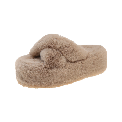 吻卡佛2023秋上新韩版毛毛拖