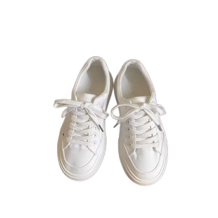 小白酒红色帆布鞋女2025夏季新款春秋小众百搭鞋子女爆款休闲板鞋