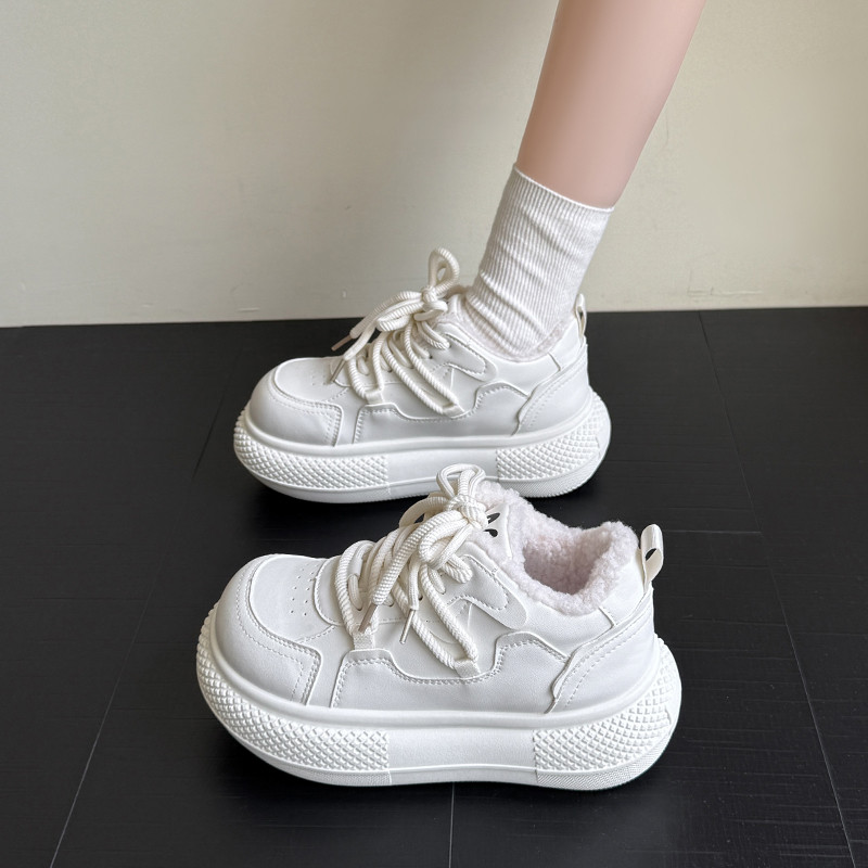 厚底丑萌大头小白鞋女2026新款早春季休闲运动板鞋百搭爆款老爹鞋,女鞋,休闲板鞋,淘宝优惠券,粉丝福利购,淘宝优惠卷