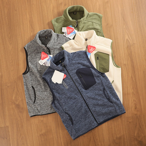 港资户外猛货双面摇粒绒马甲