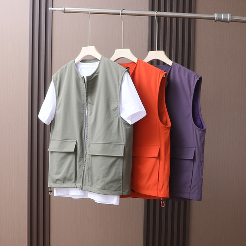 户外运动战术多口袋情侣款马甲