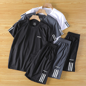 一套35你相信吗？科技速干面料 男 休闲运动套装 夏季 跑步t恤短裤