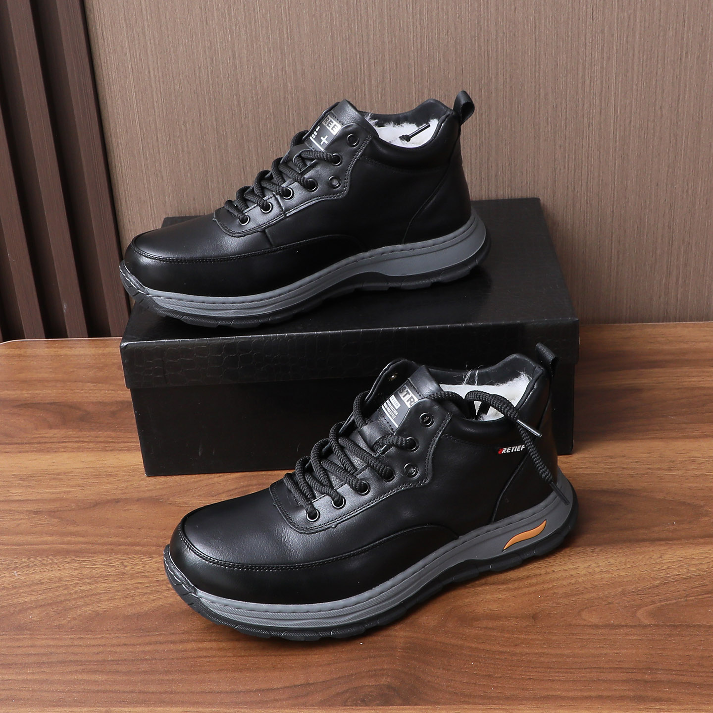 头层牛皮！羊毛混纺内里！休闲鞋