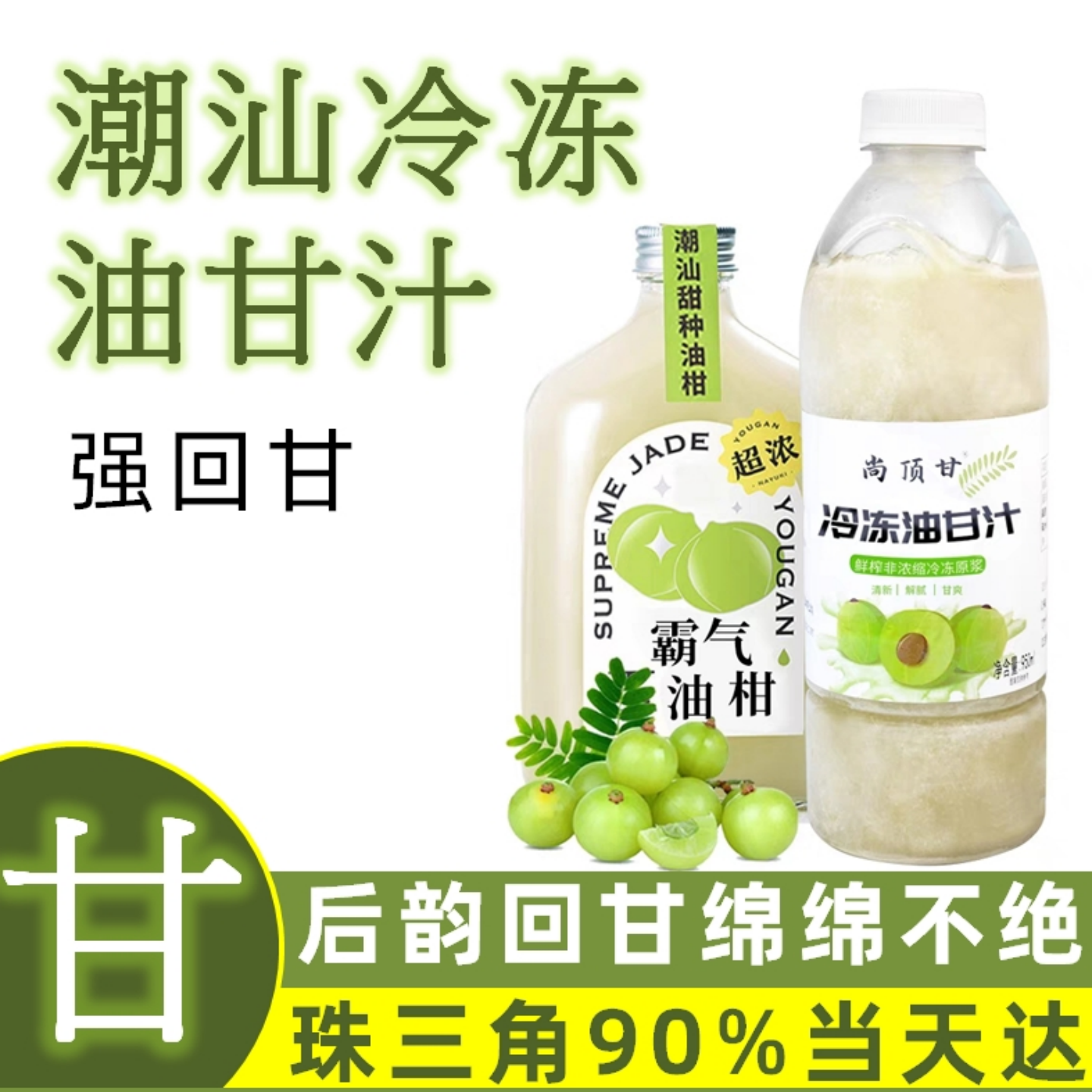 速冻油甘汁原汁果汁余甘子奶茶店