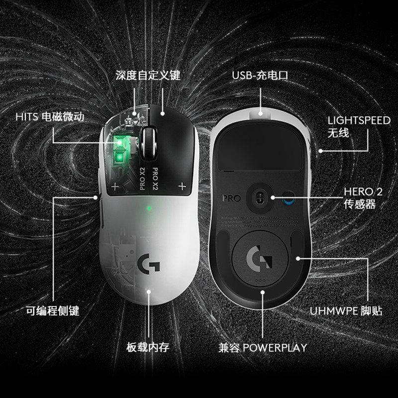【官方旗舰店】罗技GPW5雪豹无线游戏鼠标狗屁王五代电竞充电机械