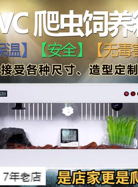 pvc爬箱宠鬃狮蜥蜴饲养守宫刺猬