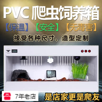pvc爬箱爬宠鬃狮蜥蜴饲养箱守宫刺猬加热保温箱陆龟智能温控定制