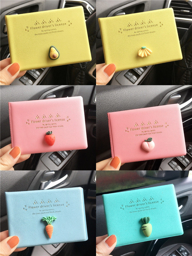 创意网红夏日水果机动车驾驶证皮套行驶证驾驶证证件卡包薄款男女|ruв категории автомобиль/товаров/аксессуары/переоснащение, автомобильных принадлежностей/аксессуары, за рулем личной принадлежности, водительское удостоверение рукав - от Buy2taobao.com для оказания профессиональной услуги покупки агента Taobao
