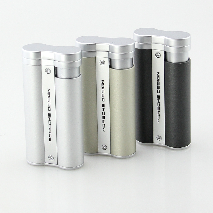 专柜PORSCHE DESIGN德国保时捷打火机P3633防风直冲金银黑色
